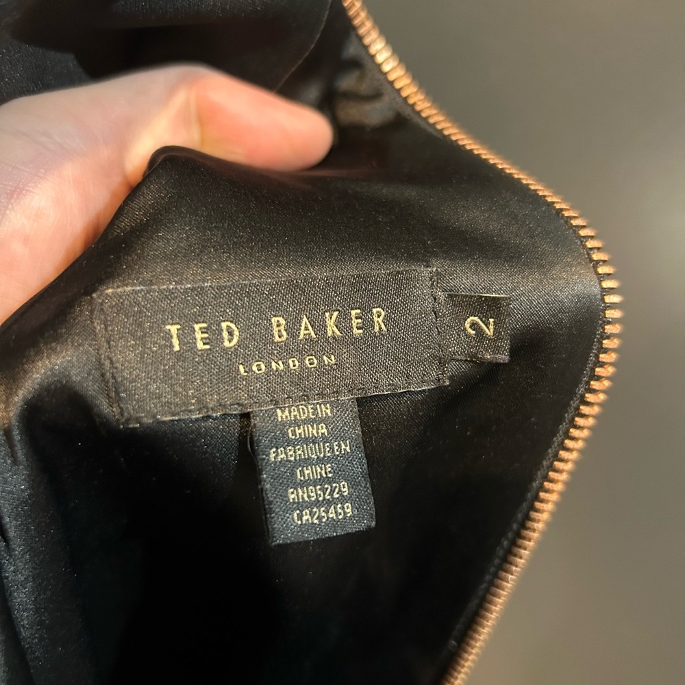 Ted Baker London Black Body-con Midi Dress US Size 6 - Picture 4 of 7